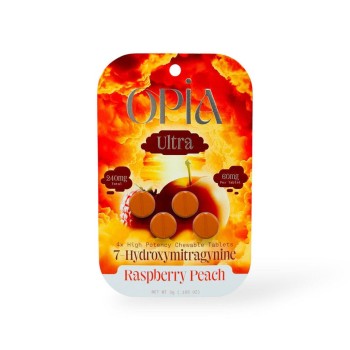 OPIA 7 HYDROXY 10PK OF 4 TAB 60MG RASPBERRY PEACH OPIA 7 HYDROXY 10PK OF 4 TAB 60MG RASPBERRY PEACH