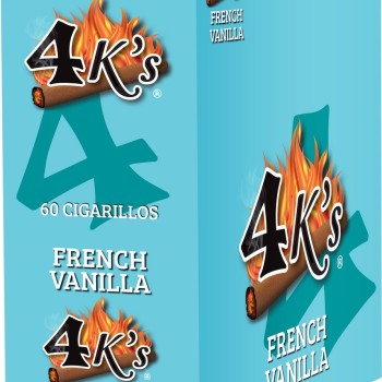 4K 60 cigarillos 4 for 1.19 FRENCH VENILLA