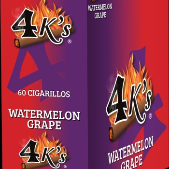 4K 60 cigarillos 4 for 1.19 WATERMELON GRAPE