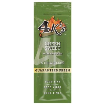 4K WRAPS 4 FOR  .99 GREEN SWEET