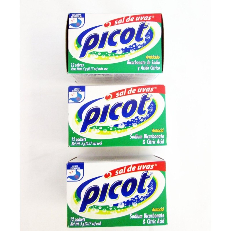 PICOT SAL DE UVAS 12 COUNT BOTTLE PICOT SAL DE UVAS 12 COUNT BOTTLE