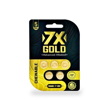 7X GOLD CHEWABLE 15MG 7 OH ADV ALKALOID