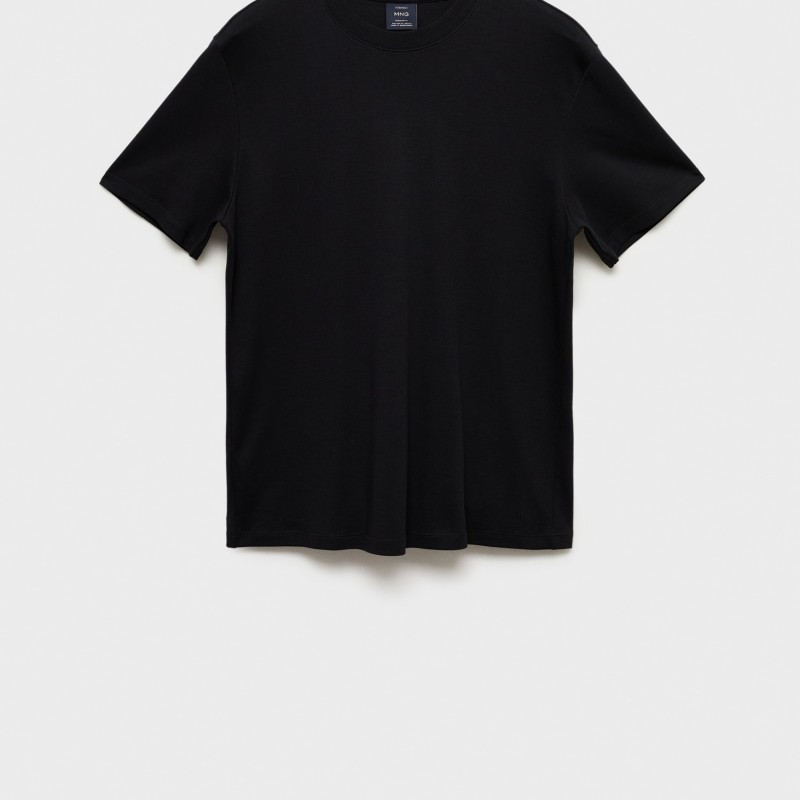 A SHIRT BLACK MEDIUM