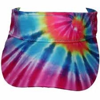 ACID TIE DYED MICRO MESH SUN VISOR