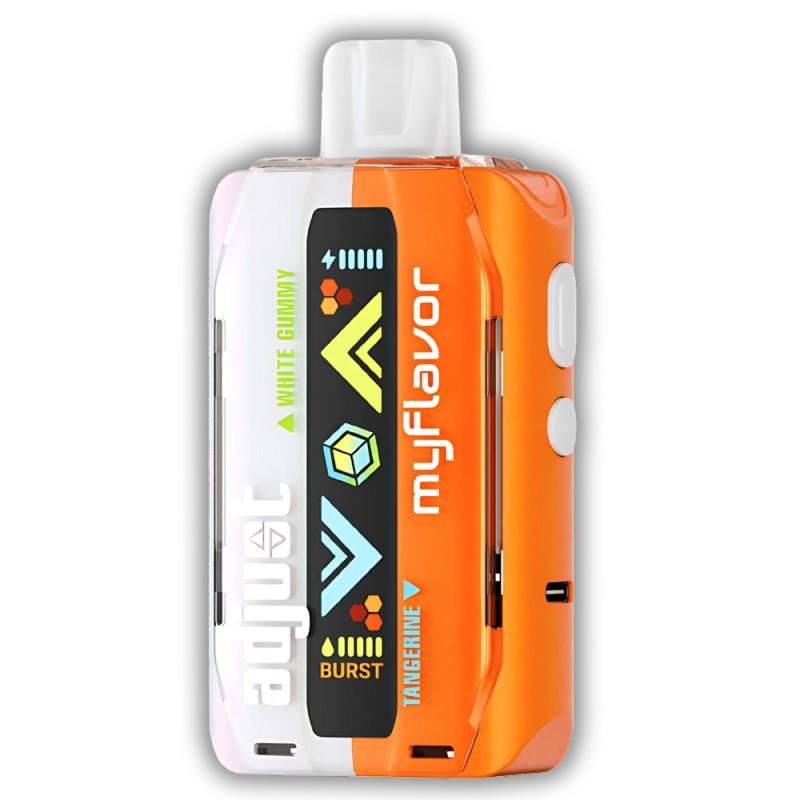 ADJUST MY FLAVOR TANGERINE WHITE GUMMY 40000 ADJUST MY FLAVOR TANGERINE WHITE GUMMY 40000