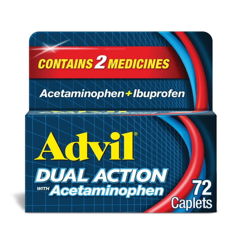 ADVIL DUAL ACTION WITH ACETAMINOPHEN 50CT / 2PACK ADVIL DUAL ACTION WITH ACETAMINOPHEN 50CT / 2PACK