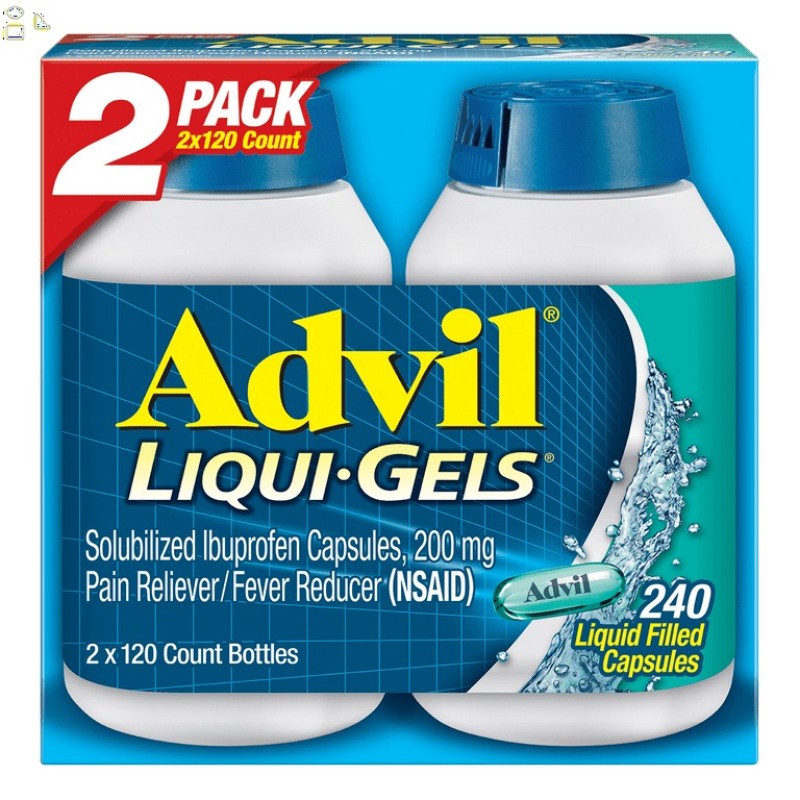 ADVIL LIQUI-GELS 50CT / 2PACK ADVIL LIQUI-GELS 50CT / 2PACK