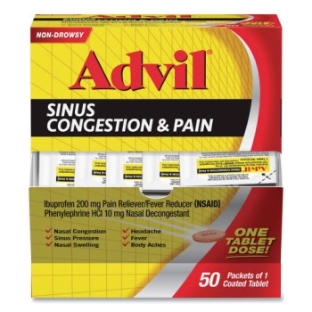 ADVIL SINUS CONGESTION & PAIN 25CT / 1PACK