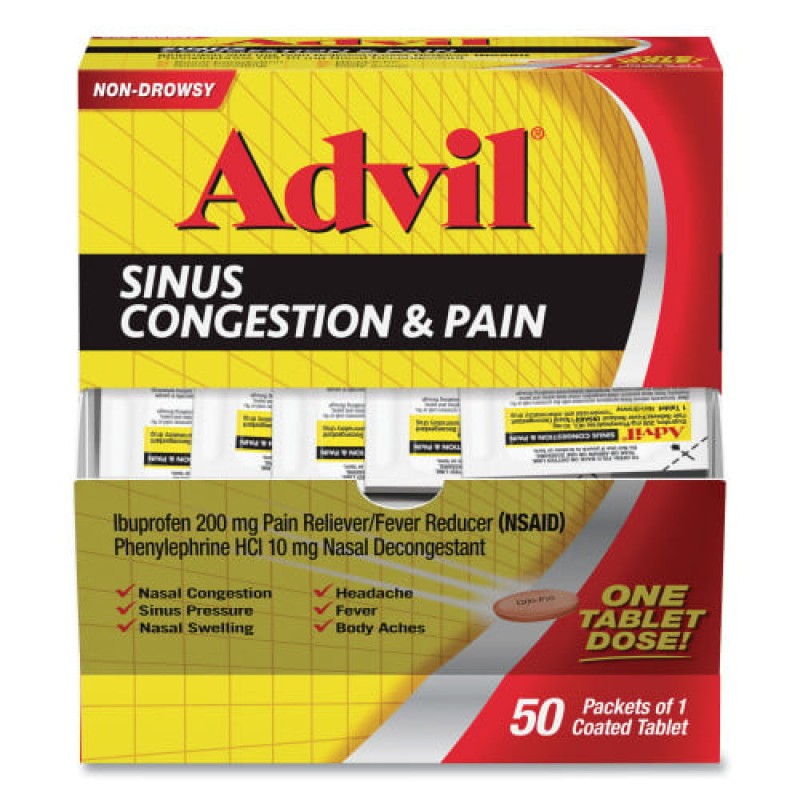 ADVIL SINUS CONGESTION & PAIN 25CT / 1PACK