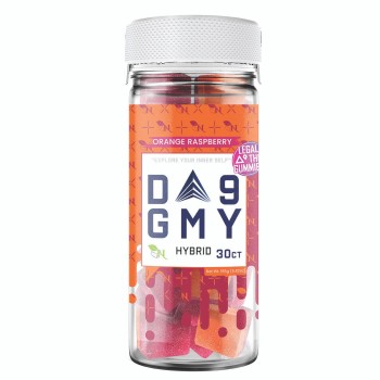AGFN GUMMIES D9 810MG HYBRID ORANGE RASPBERRY