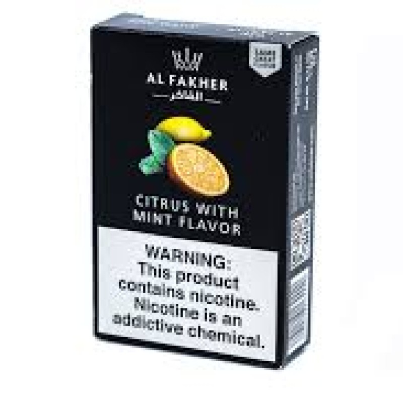 AL FAKHER HOOKAH TOBACCO 10 /50G CITRUS WITH MINT AL FAKHER HOOKAH TOBACCO 10 /50G CITRUS WITH MINT