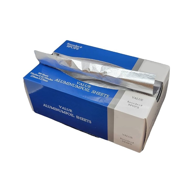 ALUMINUM POP UP FOIL 9" 500CT ALUMINUM POP UP FOIL 9" 500CT