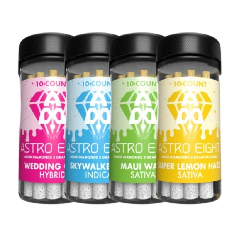 ASTRO EIGHT 10 CT 2GM PRE ROLLS INDICA PAPAYA HUASCA ASTRO EIGHT 10 CT 2GM PRE ROLLS INDICA PAPAYA HUASCA
