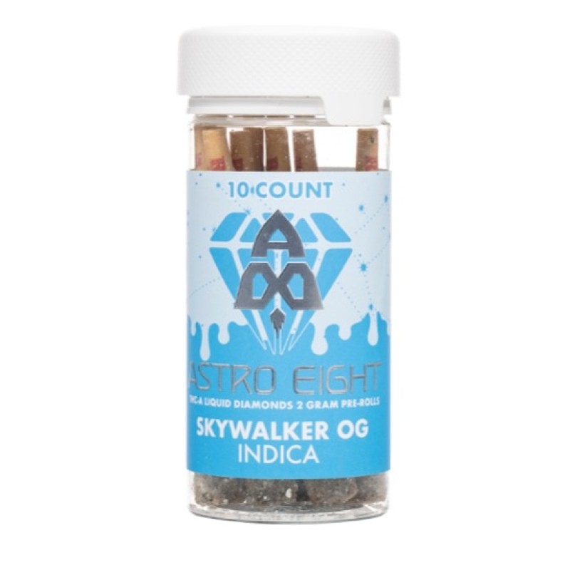ASTRO EIGHT 10 CT 2GM PRE ROLLS INDICA SKYWALKER OG ASTRO EIGHT 10 CT 2GM PRE ROLLS INDICA SKYWALKER OG