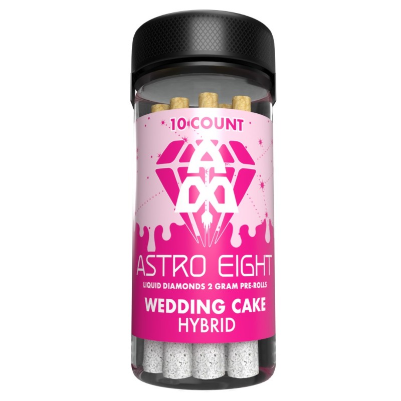 ASTRO EIGHT 10 CT 2GM PRE ROLLS WEDDING CAKE ASTRO EIGHT 10 CT 2GM PRE ROLLS WEDDING CAKE