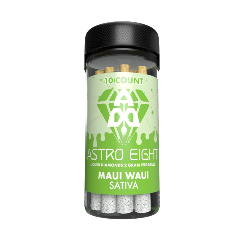 ASTRO EIGHT 10 CT 2GM PREROLLS SATIVA SUPER MAUI WAUI ASTRO EIGHT 10 CT 2GM PREROLLS SATIVA SUPER MAUI WAUI