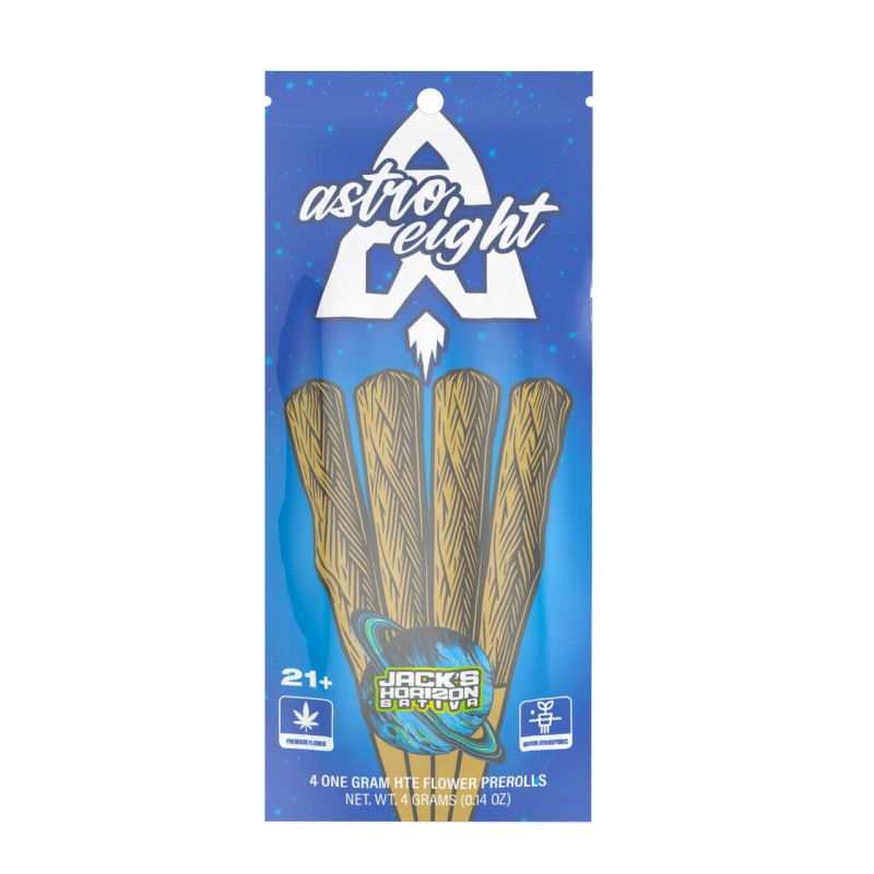 ASTRO EIGHT 4 ONE GRAM HTE PREROLLS 10PK ASTRO EIGHT 4 ONE GRAM HTE PREROLLS 10PK