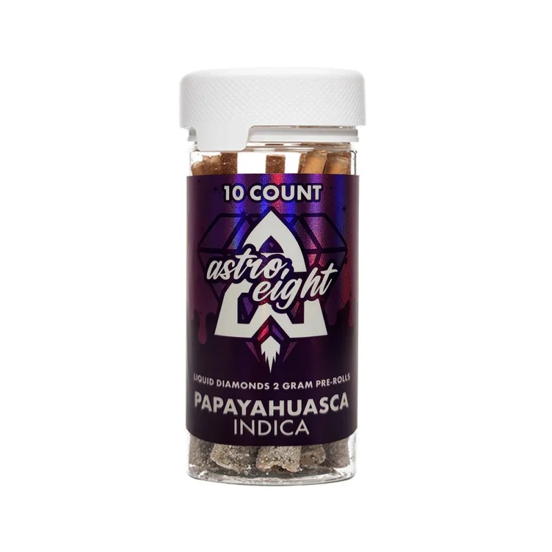 ASTRO EIGHT 10 CT 2GM PRE ROLLS INDICA PAPAYA HUASCA