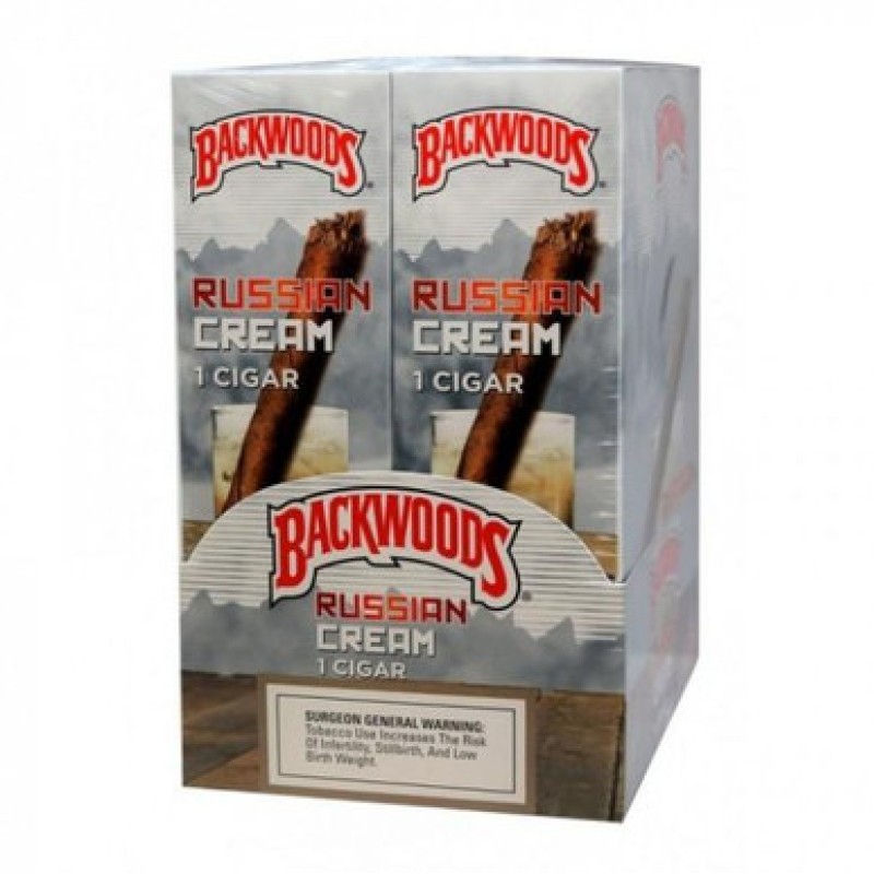 BACKWOODS 24PK OF 1 CIGARS RUSSIANCREAM BACKWOODS 24PK OF 1 CIGARS RUSSIANCREAM