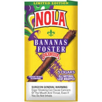 BACKWOODS 8PK OF 5 CIGARS BANANA