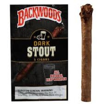 BACKWOODS 8PK OF 5 CIGARS DARK STOUT