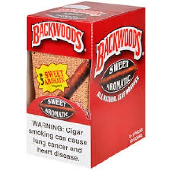 BACKWOODS 8PK OF 5 CIGARS SWEET AROMATIC