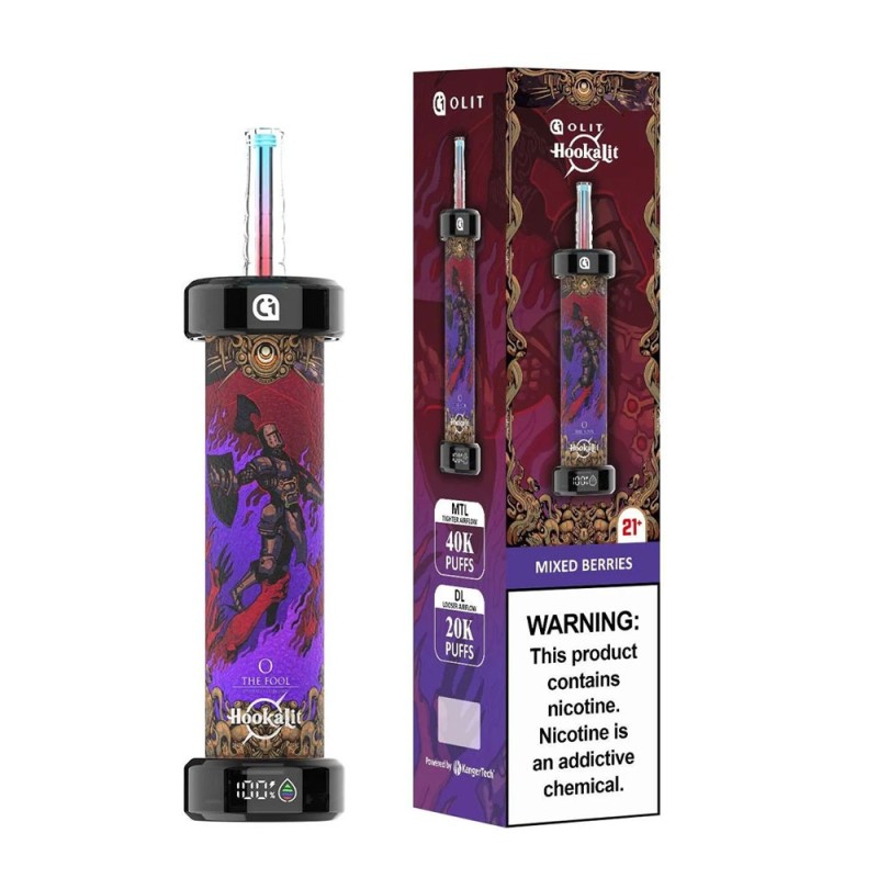 OLIT HOOKALIT 40000 PUFFS 5 CT MIXED BARRIES OLIT HOOKALIT 40000 PUFFS 5 CT MIXED BARRIES