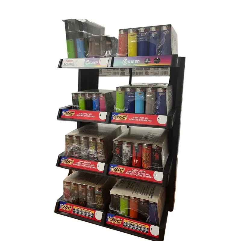 BIC LIGHTER DISPLAY 8 TIER WITH LIGHTERS