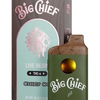 BIG CHIEF LIVE RESIN CHEIF OG THC A 3 GM BIG CHIEF LIVE RESIN CHEIF OG THC A 3 GM
