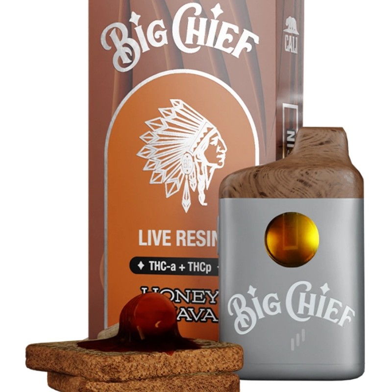 BIG CHIEF LIVE RESIN HONEY GUAVA THC A P 3 GM BIG CHIEF LIVE RESIN HONEY GUAVA THC A P 3 GM