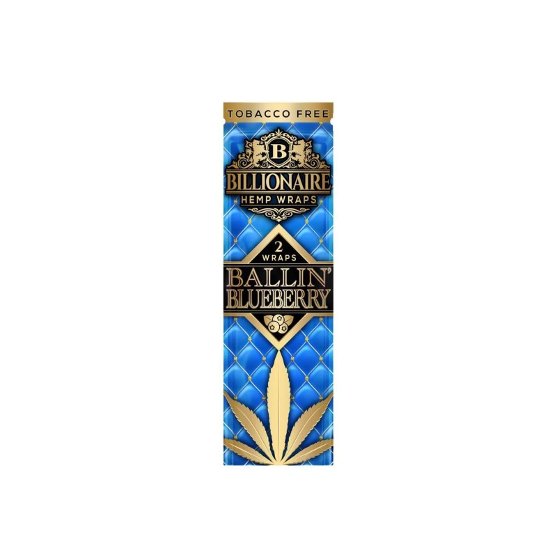 BILLIONAIRE HEMP WRAPS BALLIN BLUEBERRY BILLIONAIRE HEMP WRAPS BALLIN BLUEBERRY