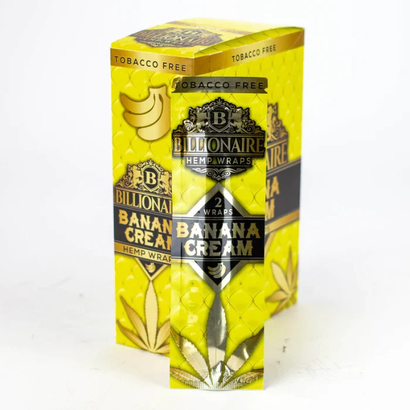 BILLIONAIRE HEMP WRAPS BANANA CREAM BILLIONAIRE HEMP WRAPS BANANA CREAM