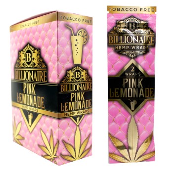 BILLIONAIRE HEMP WRAPS PINK LEMONADE BILLIONAIRE HEMP WRAPS PINK LEMONADE
