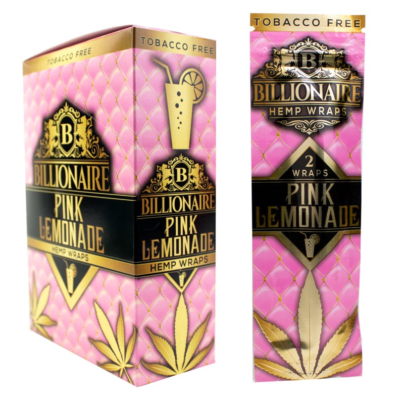 BILLIONAIRE HEMP WRAPS PINK LEMONADE BILLIONAIRE HEMP WRAPS PINK LEMONADE