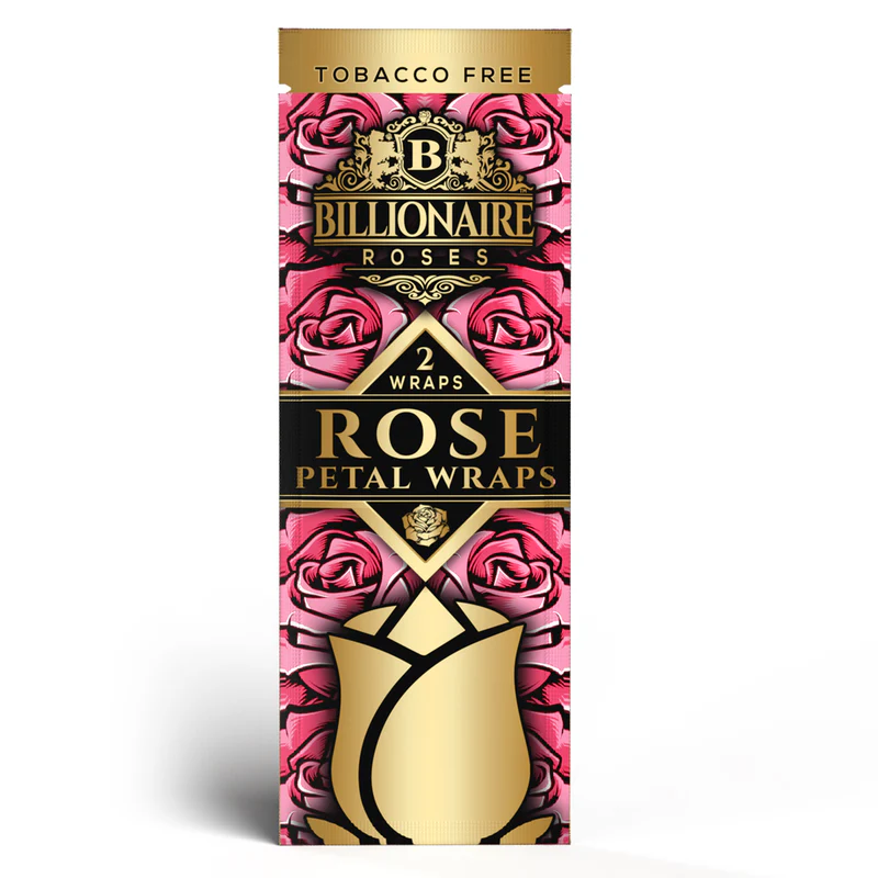 BILLIONAIRE HEMP WRAPS ROSE PETAL BILLIONAIRE HEMP WRAPS ROSE PETAL