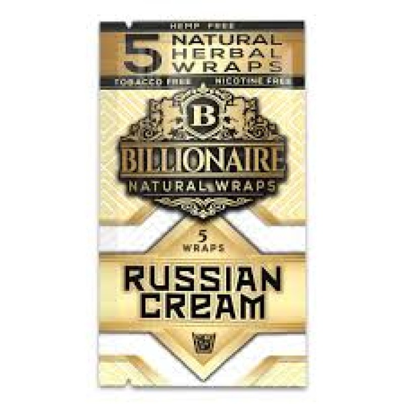 BILLIONAIRE HEMP WRAPS RUSSIAN CREAM BILLIONAIRE HEMP WRAPS RUSSIAN CREAM