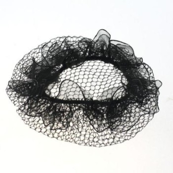 BLACK HAIR NET 24" 144CT