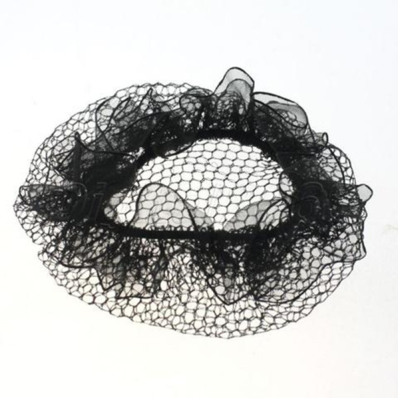 BLACK HAIR NET 24" 144CT