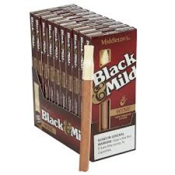 BLACK & MILD CIGARS 10PK /5 WINE PLASTIC TIP BLACK & MILD CIGARS 10PK /5 WINE PLASTIC TIP