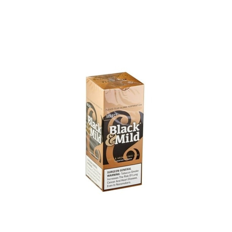 BLACK & MILD CIGARS 25 PLASTIC TIP SELECT BLACK & MILD CIGARS 25 PLASTIC TIP SELECT