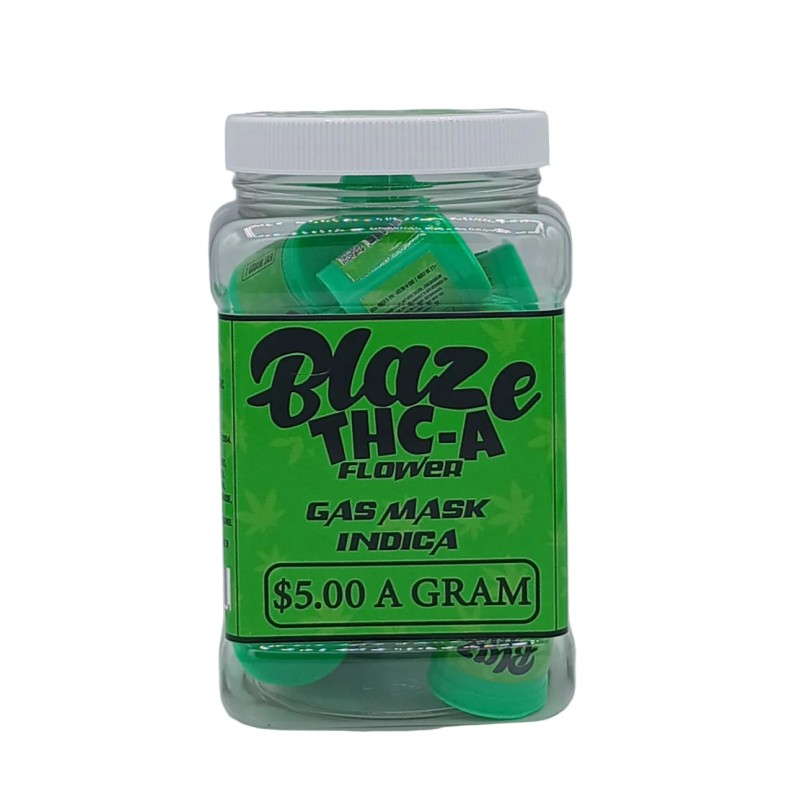 BLAZE 1 GM THC A FLOWER INDICA GAS MASK