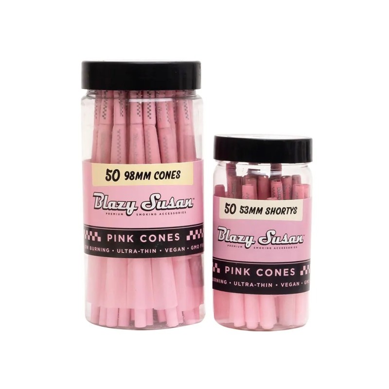 BLAZY SUSAN PINK CONES 53MM 50CT/JR BLAZY SUSAN PINK CONES 53MM 50CT/JR