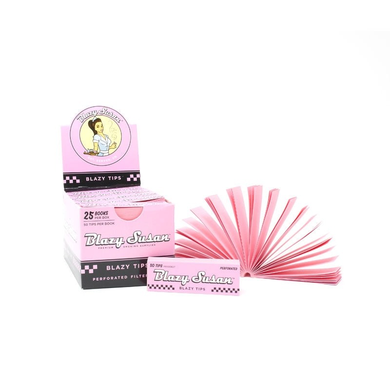 BLAZY SUSAN PINK TIPS 25BOOKS OF 50 TIPS BLAZY SUSAN PINK TIPS 25BOOKS OF 50 TIPS
