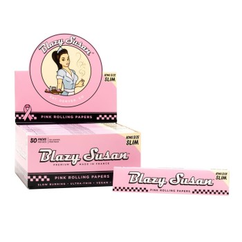 BLAZY SUSAN PREMIUM R/PAPERS KING SLIM 50CT/50 PK BLAZY SUSAN PREMIUM R/PAPERS KING SLIM 50CT/50 PK