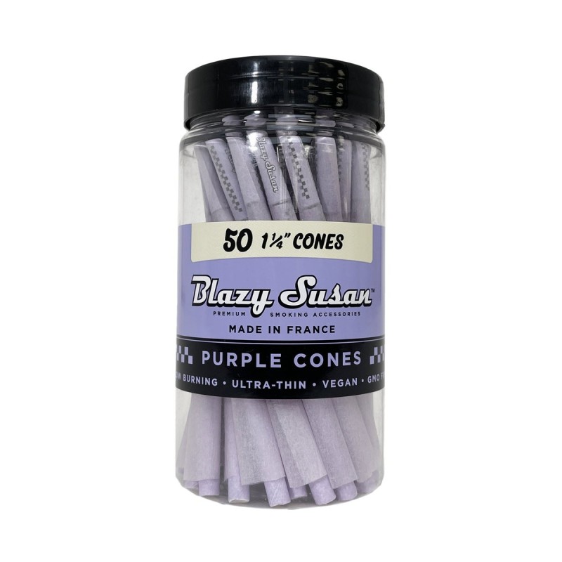 BLAZY SUSAN PURPLE CONES 53MM 50CT/JR BLAZY SUSAN PURPLE CONES 53MM 50CT/JR