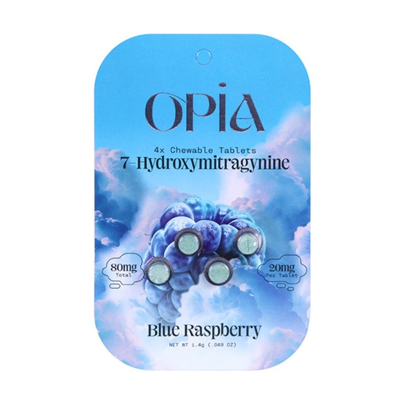 OPIA 7 HYDROXY 10PK OF 4 TAB 30MG BLUE RASPBERRY OPIA 7 HYDROXY 10PK OF 4 TAB 30MG BLUE RASPBERRY