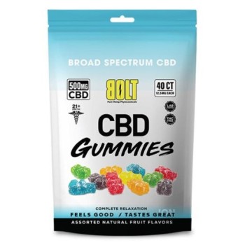 BOLT CBD GUMMIES500MG 40CT/PK