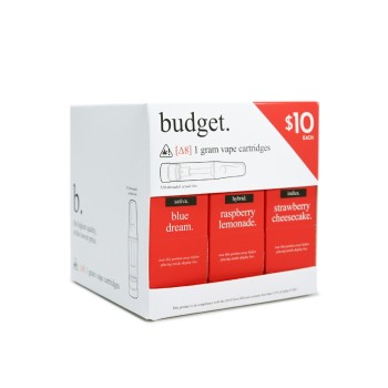 BUDGET DELTA 8 CARTRIDGE 1GM 30PC MIX SATIVA INDICA HYBRID 3 FLAVORS
