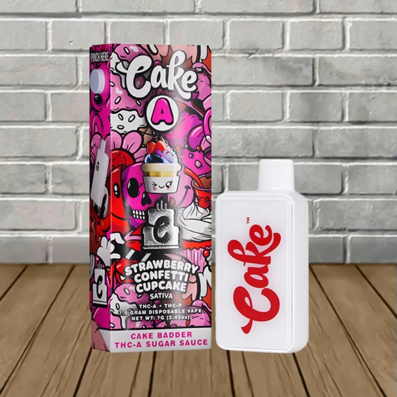CAKE BADDER 7GM SATIVA STRAW CONFETTI CUP CAKE CAKE BADDER 7GM SATIVA STRAW CONFETTI CUP CAKE