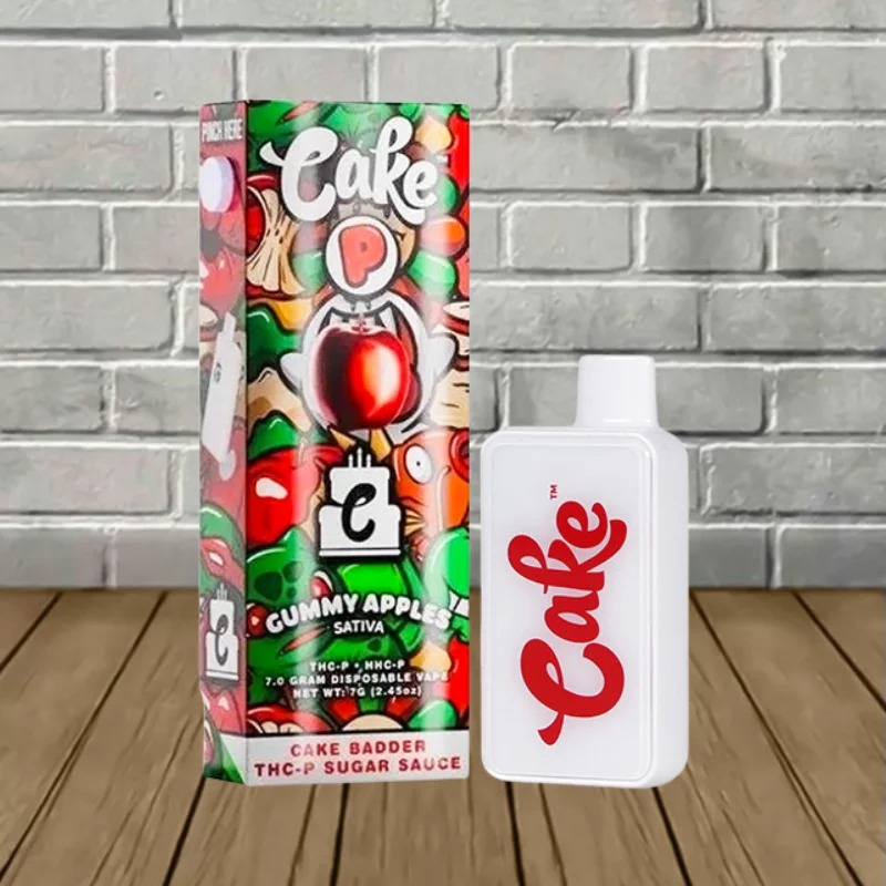 CAKE BADDER 7GM THC-P SATIVA GUMMY APPLES CAKE BADDER 7GM THC-P SATIVA GUMMY APPLES